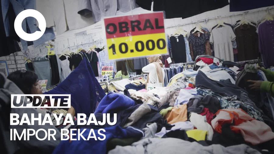 YLKI Sebut Baju Bekas Impor Berpotensi Bawa Penyakit