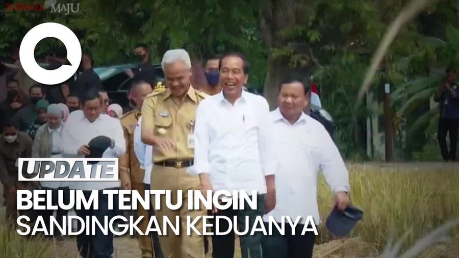 Jokowi Dinilai Tengah Memilih Prabowo Atau Ganjar