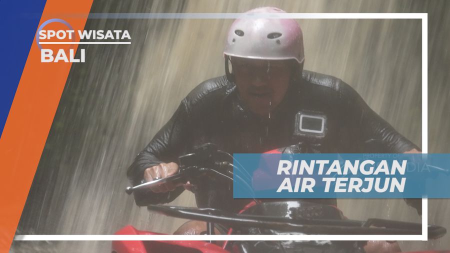 Mesin ATV Mati, Rintangan di Bawah Air Terjun Bali