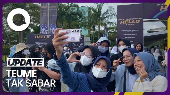 Antusias Fans Jelang Konser TREASURE di Jakarta