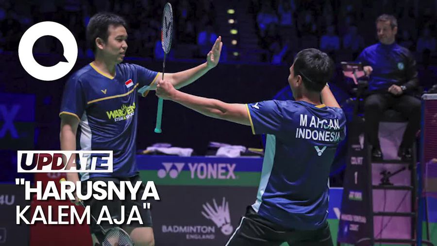 Permintaan Maaf Mohammad Ahsan Usai Selebrasi Joget di All England