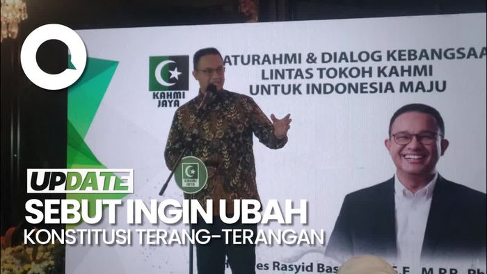 Teka-teki Sosok Menko yang Disebut Anies Ingin Ubah Konstitusi