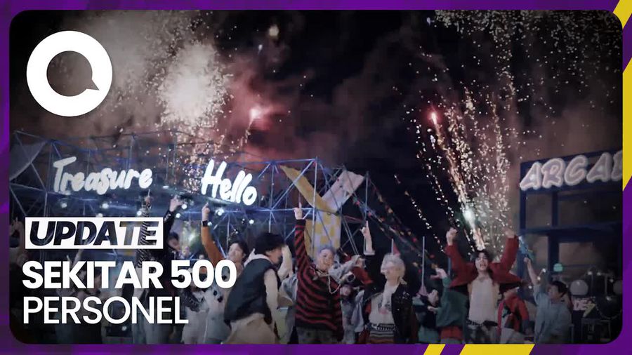 Ratusan Personel Keamanan Dikerahkan untuk Konser TREASURE
