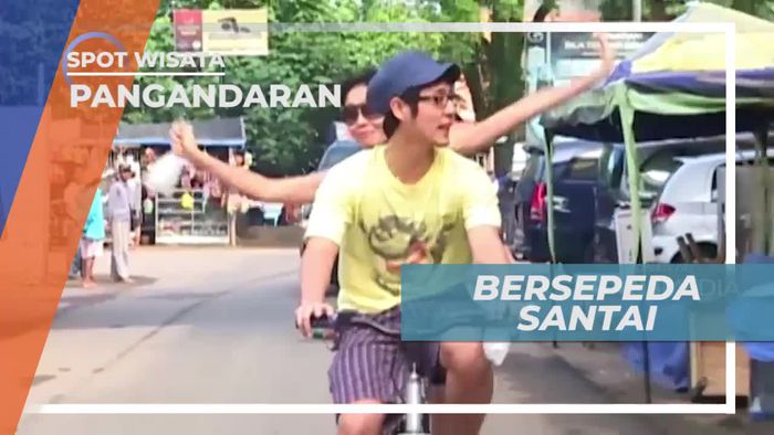 Bersepeda Santai Menikmati Suasana Sejuk Alam Pangandaran