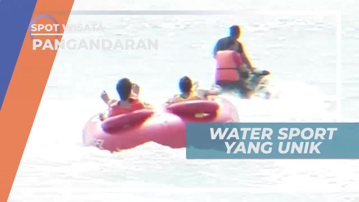 Uji Keberanian Bermain Olahraga Air di Pangandaran