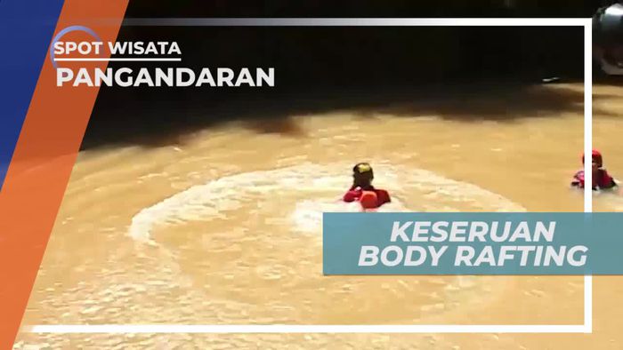 Body Rafting, Hanya Mengandalkan Tubuh Tanpa Perahu Karet, Pangandaran