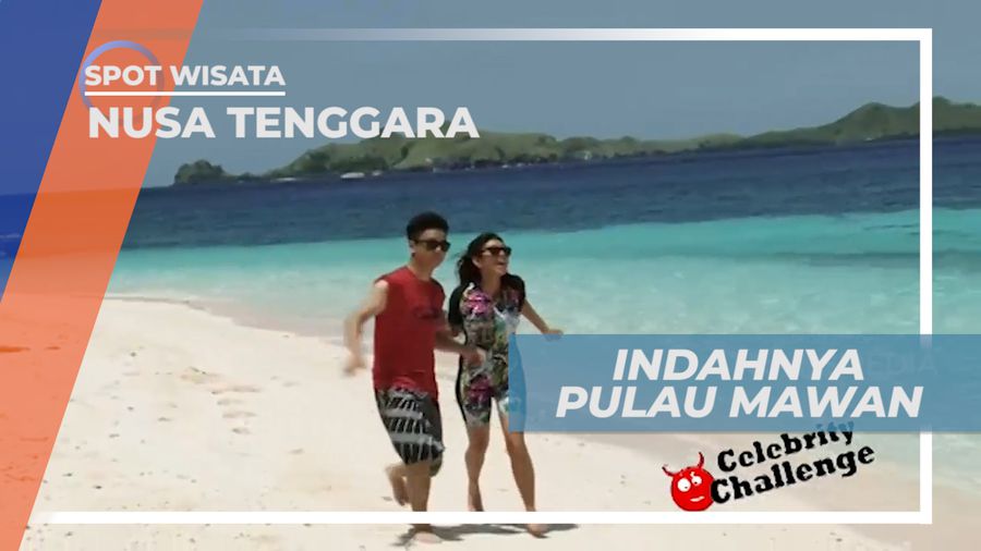 Indahnya Pulau Mawan Dengan Pasir Pantainya yang Berwarna Pink, Nusa Tenggara Timur