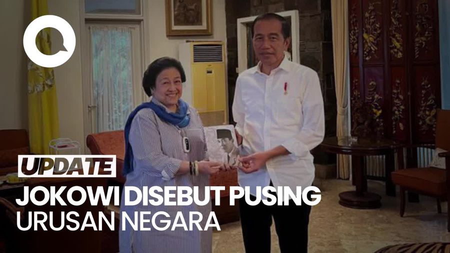 Megawati Prihatin Kondisi Jokowi yang Dinilai Tambah Kurus