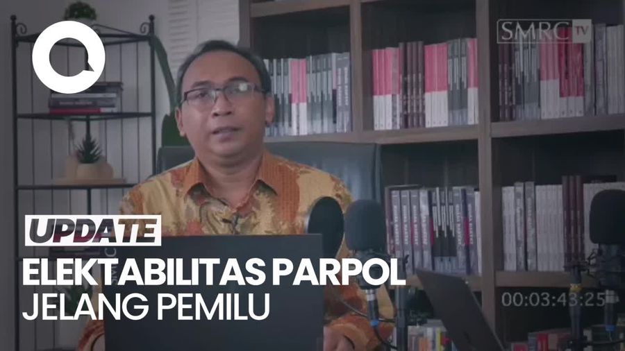 Survei Parpol SMRC: PDIP Nomor Wahid, Disusul Gerindra dan PKB