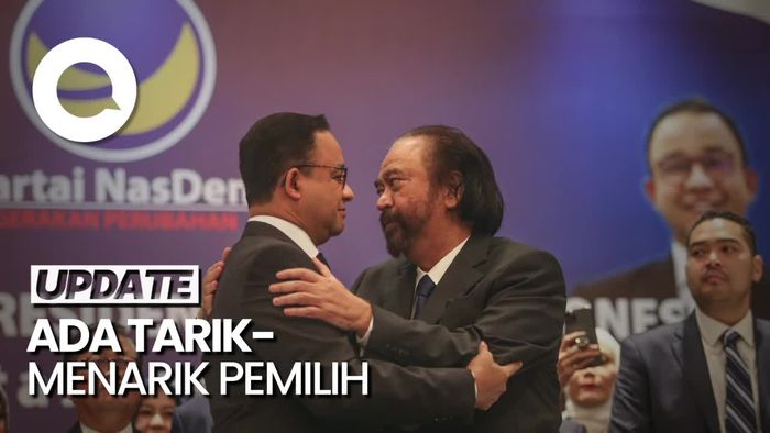 SMRC Ungkap Elektabilitas NasDem Naik Usai Usung Anies, PD Malah Turun