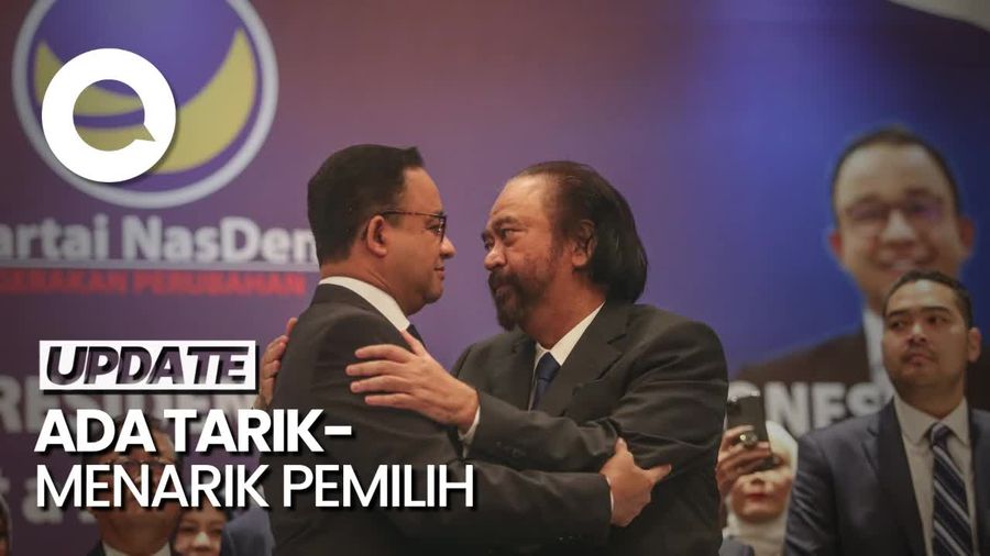 SMRC Ungkap Elektabilitas NasDem Naik Usai Usung Anies, PD Malah Turun