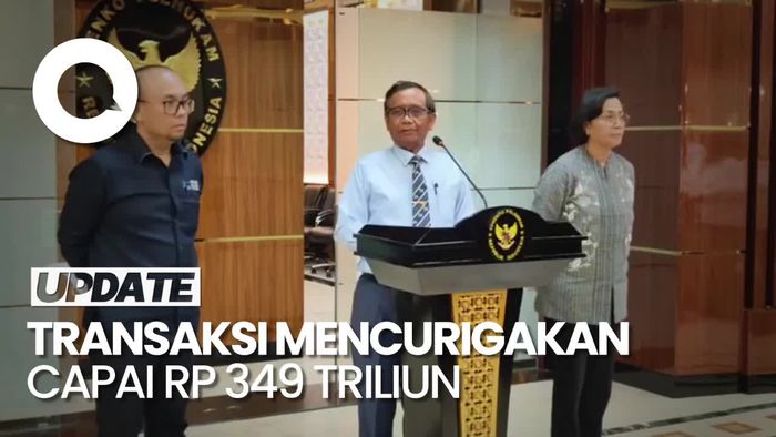 Mahfud Md Ungkap Laporan Dugaan TPPU yang Ternyata Rp 349 T