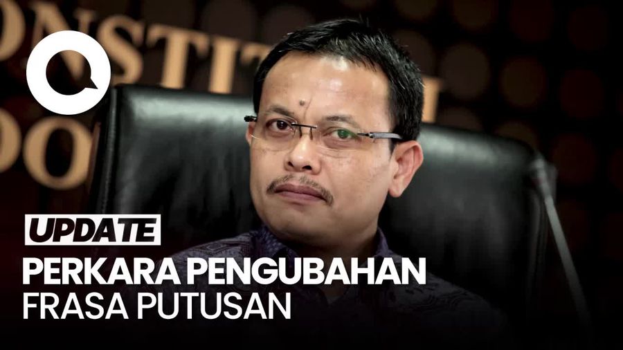 Hakim Konstitusi Guntur Hamzah Terbukti Melanggar Kode Etik