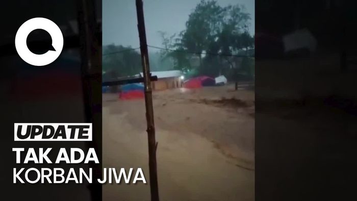 Korban Gempa Cianjur Dilanda Banjir Bandang, Tenda Pengungsi Hanyut