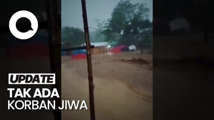 Korban Gempa Cianjur Dilanda Banjir Bandang, Tenda Pengungsi Hanyut