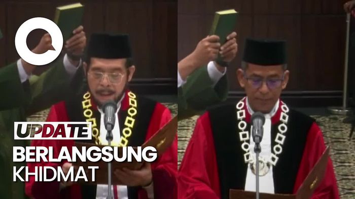 Momen Anwar Usman Ucap Sumpah Jadi Ketua MK 2023-2028