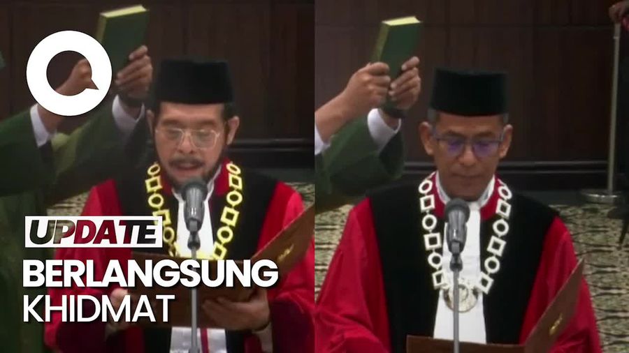 Momen Anwar Usman Ucap Sumpah Jadi Ketua MK 2023-2028