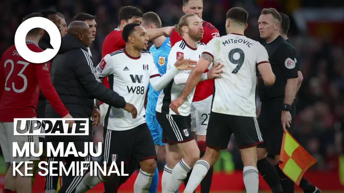 Piala FA: Hujan Kartu Merah Warnai Kemenangan MU Atas Fulham