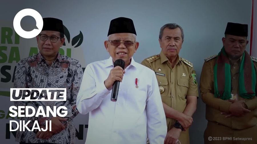 Maruf Amin Tanggapi soal Pemisahan Pajak dari Kemenkeu