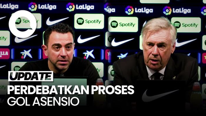 Xavi vs Ancelotti soal Offside Asensio