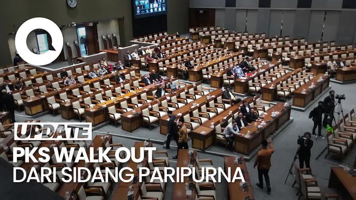 PKS Tolak Perppu Ciptaker Jadi UU, Walk Out dari Sidang Paripurna