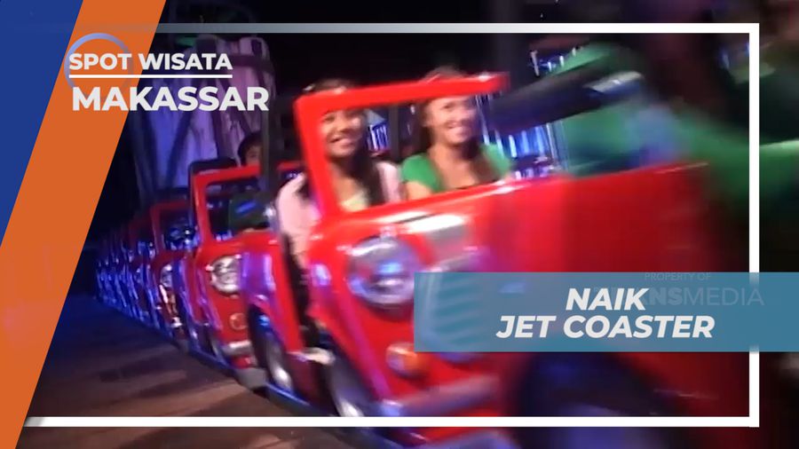 Pacu Adrenalin, Sensasi Bermain Wahana Jet Coaster di Trans Studio Makassar