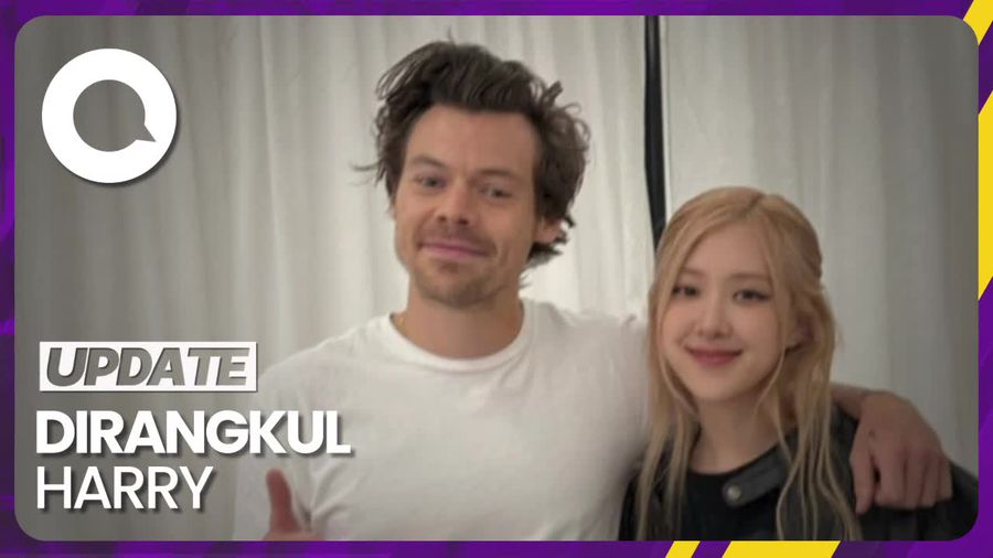 Rose BLACKPINK Pamer Foto Bareng Harry Styles
