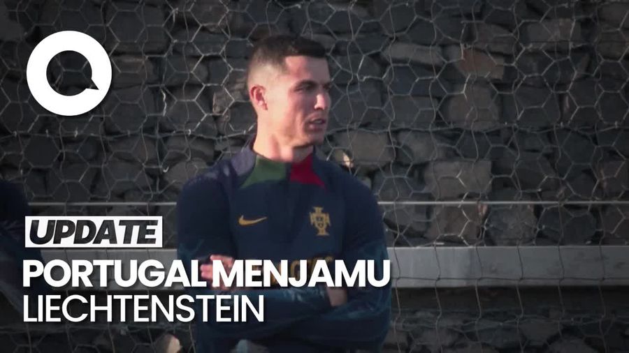 Ronaldo Latihan Bareng Portugal untuk Kualifikasi Euro 2024