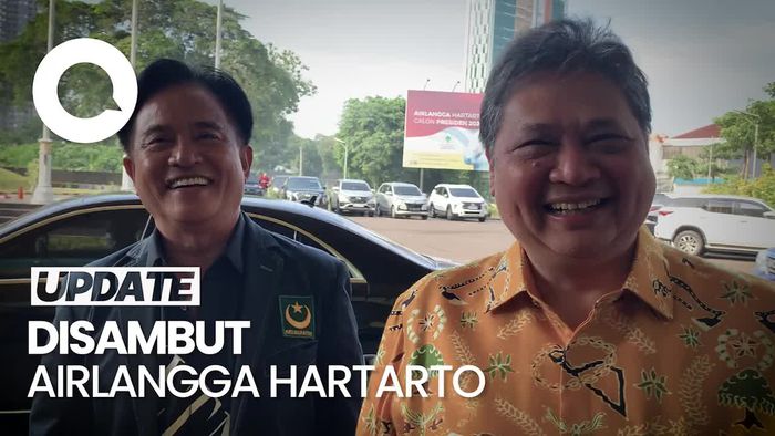 Ketum PBB Yusril Sambangi DPP Golkar