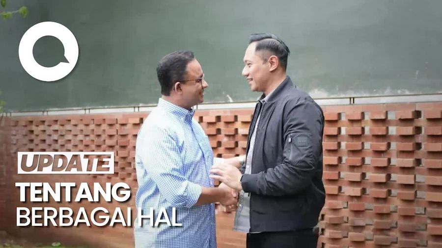 Momen AHY Temui Anies di Pendopo: Tukar Pikiran soal Kemajuan Bangsa