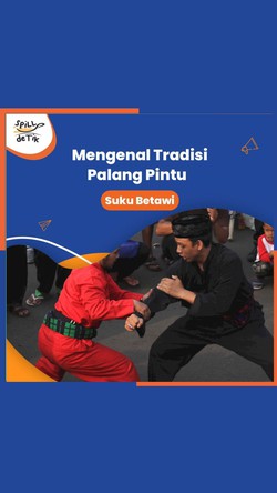 Adu Pantun Betawi di Palang Pintu