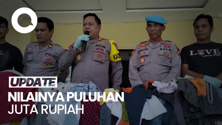 Polisi Sita 35 Karung Pakaian Bekas Impor di Polman