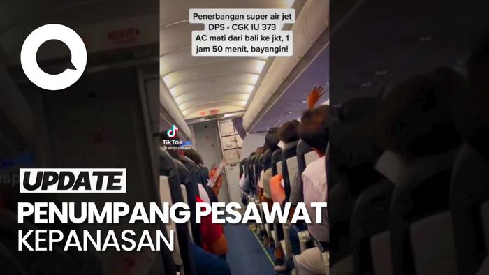 Viral Penumpang Ngeluh Kepanasan di Pesawat, Super Air Jet Minta Maaf