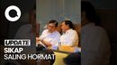 Momen Prabowo Hormat ke Luhut dan Guyon Izin Duduk