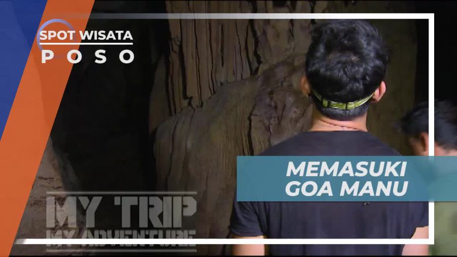 Keseruan Menjelajahi Isi Goa Manu Poso
