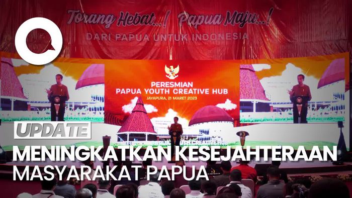 Bangun Papua Youth Creative Hub, Jokowi: Peluang Tanah Papua Besar