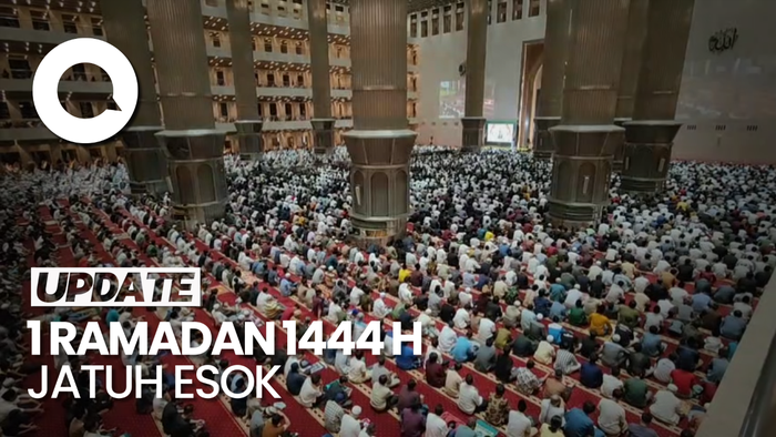 Suasana Salat Tarawih Hari Pertama di Masjid Istiqlal