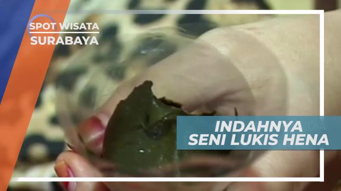 Hena, Seni Lukis Dengan Daun Pacar yang Diadopsi Dari India, Surabaya