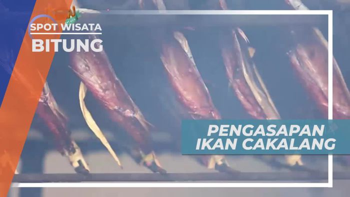 Pengasapan Ikan Cakalang Fufu Dengan Serabut Kelapa, Bitung
