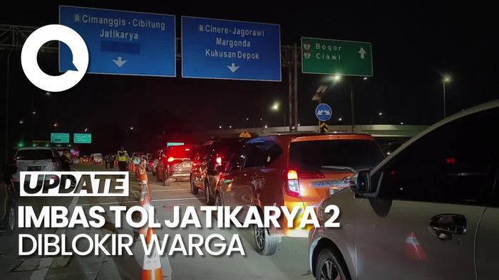 Jalan Tol Jagorawi KM 15 Arah Cibubur Macet Malam Ini