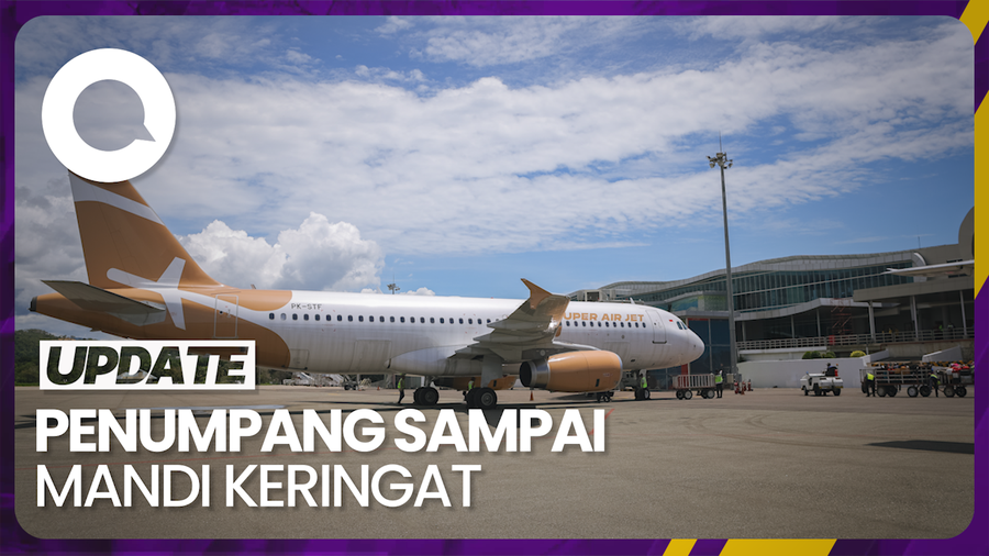 Kronologi Pesawat Super Air Jet Bermasalah Sampai Penumpang Kegerahan