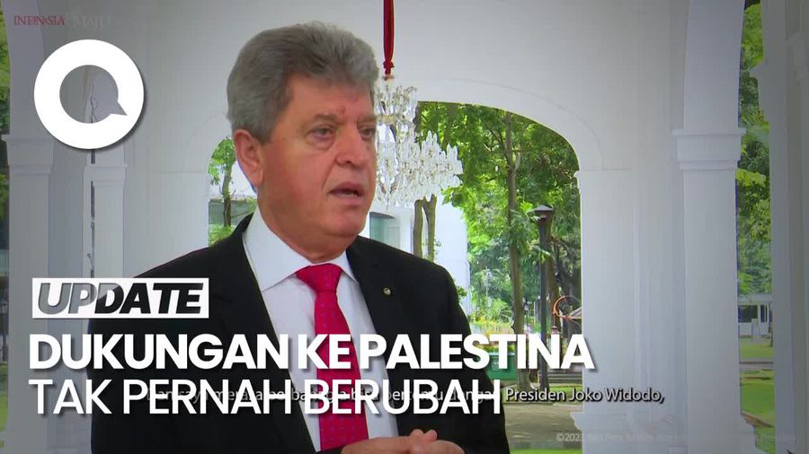 Bertemu Jokowi, Dubes Palestina Apresiasi Konsistensi Dukungan RI
