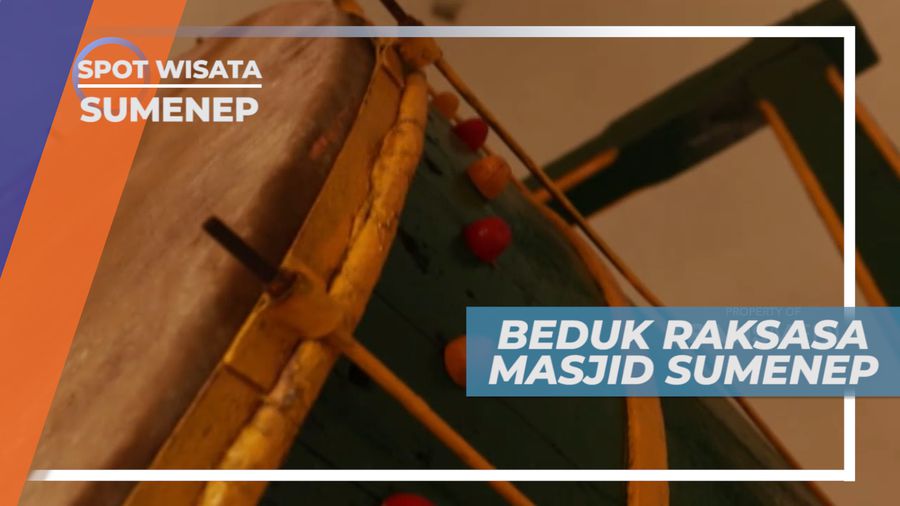 Beduk Raksasa, Benda Peninggalan Masjid Jami Panembahan Somala,Sumenep