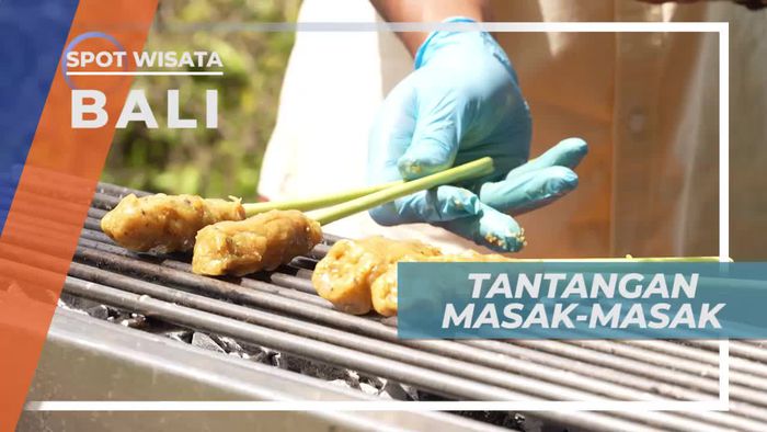 Tantangan Memasak Sate Lilit Bersama Ahlinya, Bali