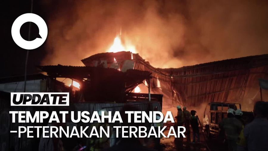 Kebakaran di Duren Sawit, 132 Kambing Ikut Terbakar