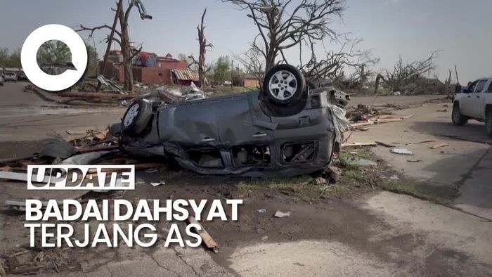 Melihat Dampak Tornado yang Tewaskan 26 Jiwa di Amerika Serikat
