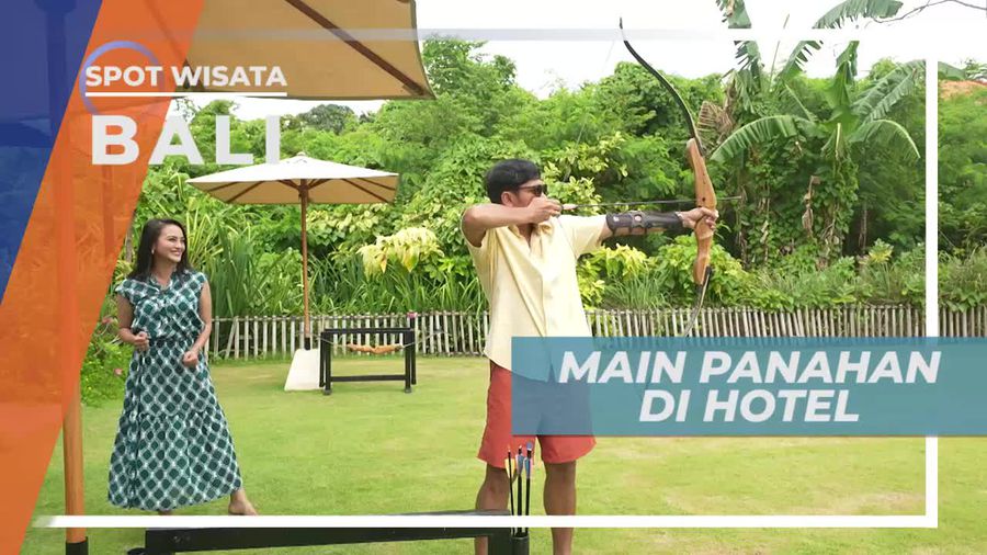 Adu Akurasi Bermain Panahan di Penginapan Bali