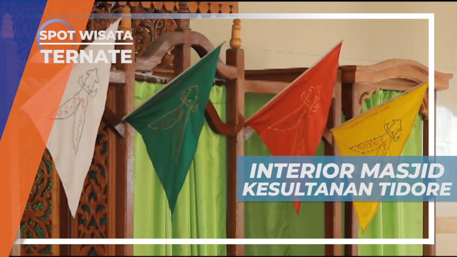 Indahnya Interior Tiap Sudut Masjid Kesultanan Tidore, Tidore