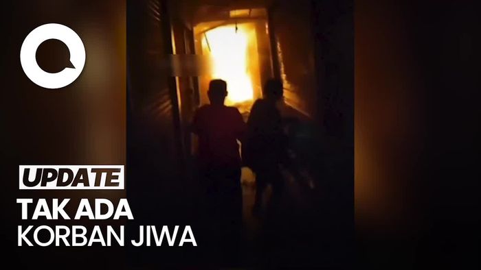 Penampakan Pasar Kemiri Depok Ludes Terbakar, 25 Kios Hangus