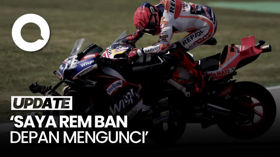 Penjelasan Marquez Soal Tabrakan dengan Oliveira di MotoGP Portugal